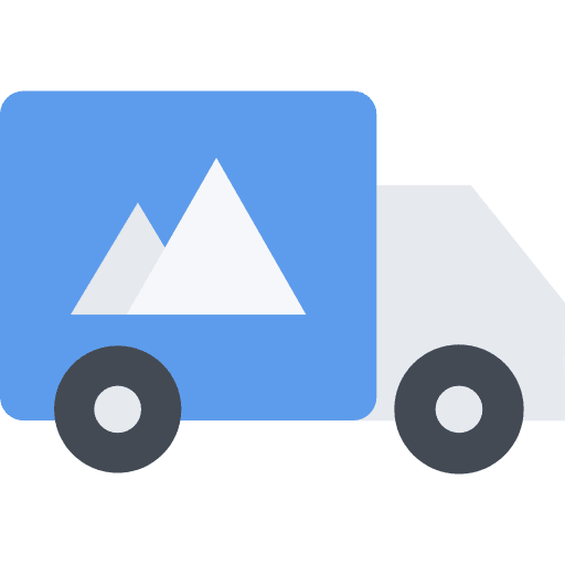 Truck brand trucking delivery truck icon