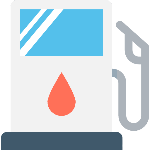 Gas station gasoline fuel energy icon