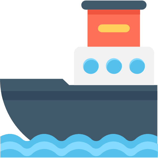 Ship transportation ships cruise icon