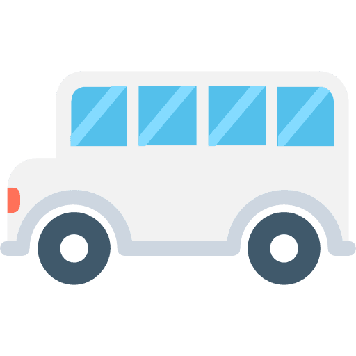 Van vehicle transportation car icon