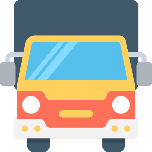 Cargo truck deliver delivery cargo truck icon