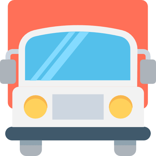 Cargo truck trailer vehicle cargo truck icon