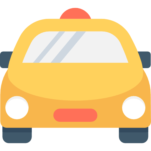 Taxi car cab vehicle icon