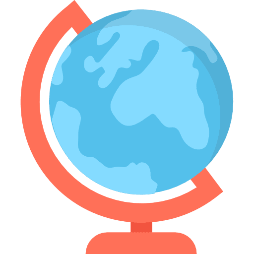 Earth globe earth grid maps and flags maps and location icon