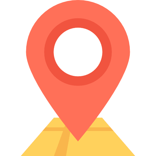 Placeholder signs maps and location pin icon