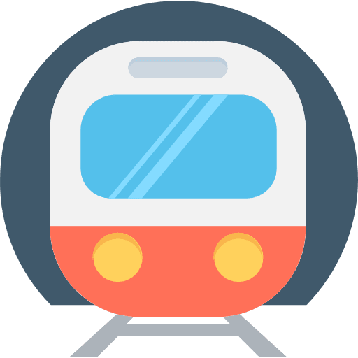 Train travelling train transportation icon