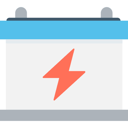Battery energy power electronics icon