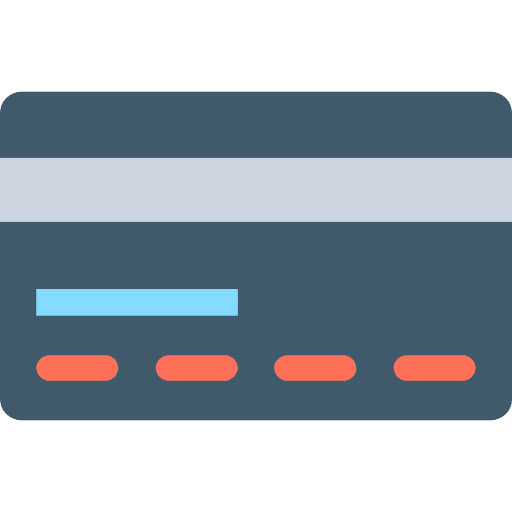 Credit card business and finance payment method credit card icon