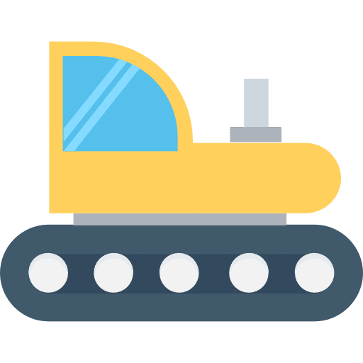 Tractor farm engine vehicle icon