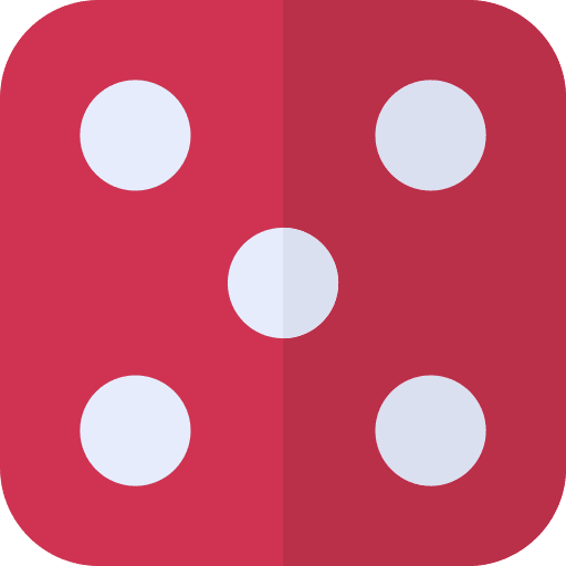 Dice dices gambling luck icon