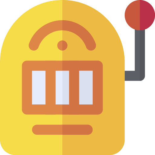 Slot machine casino gaming gambling icon