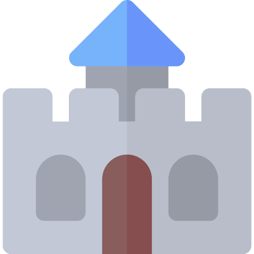 Castle architecture architecture and city castle icon