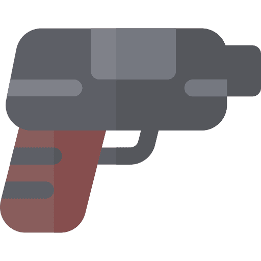 Gun video game gaming science fiction icon
