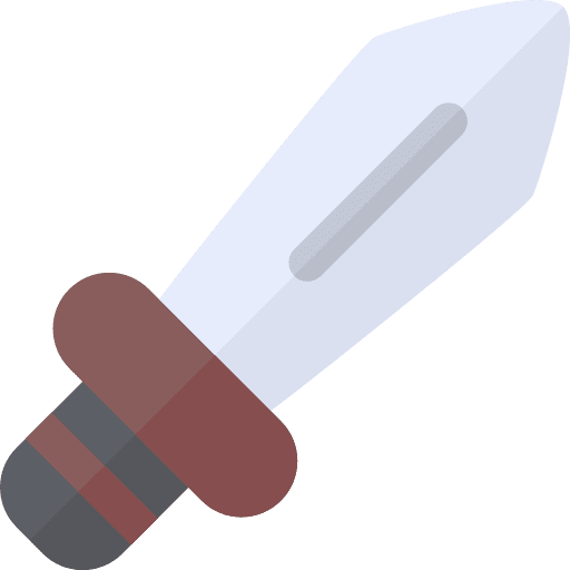 Sword blade weapons antique icon