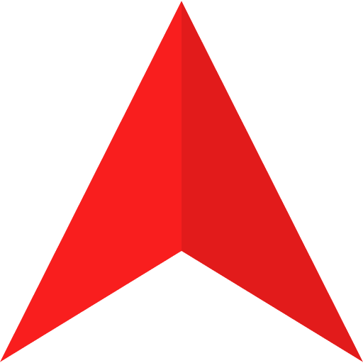 Cursor technology gps arrows icon