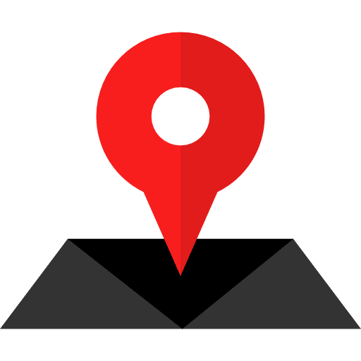 Map area map pointer street map icon