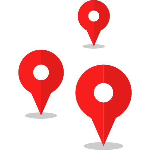 Placeholders map location pin map point icon