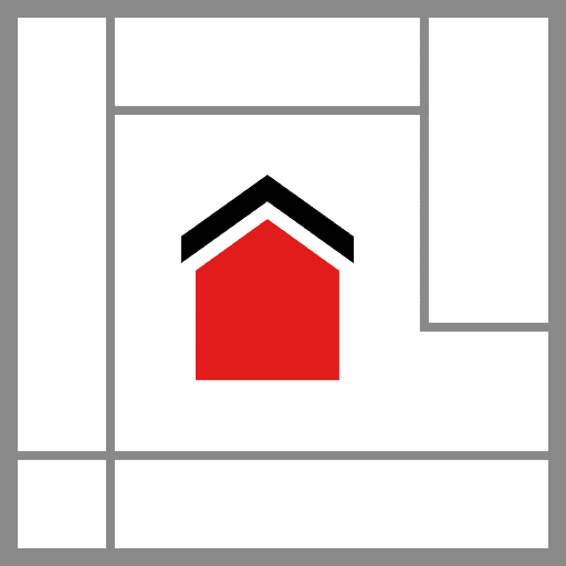 Home house map point map location icon