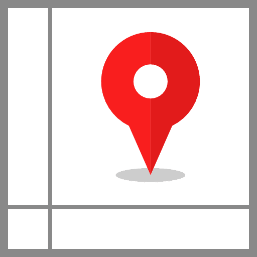 Map map point map location pin icon