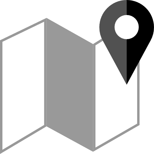 Map maps and location position interface icon