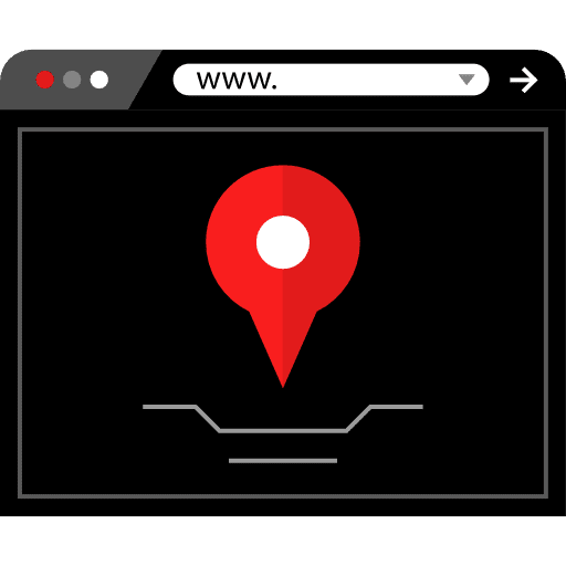 Browser seo and web interface computing icon