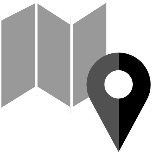 Map placeholder street map gps icon