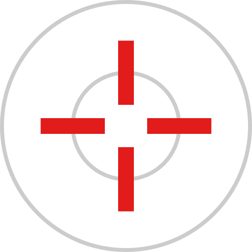Target aim target shooting icon