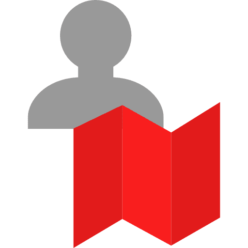 Map pin location users icon