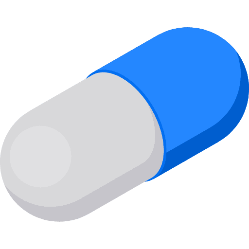 Capsule pill medical drugs icon