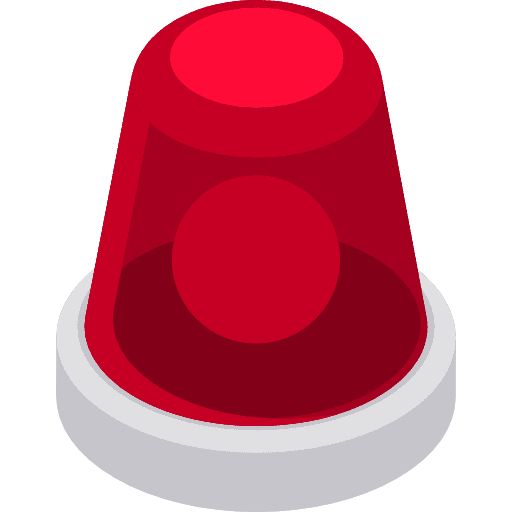 Siren danger alarm healthcare and medical icon