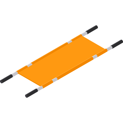 Stretcher transport health care healthcare and medical icon
