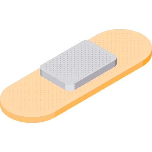 Band aid health clinic healthcare and medical hospital icon