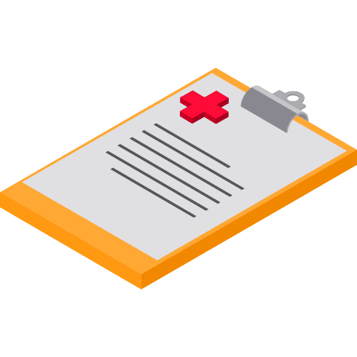 Report healthcare and medical report medical icon