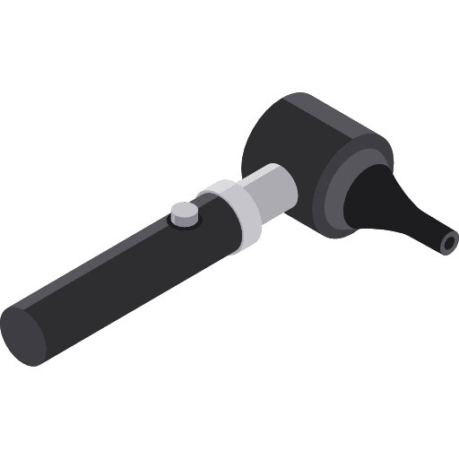 Otoscope health care healthcare and medical tools and utensils icon