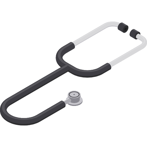 Stethoscope health healthcare and medical stethoscope icon