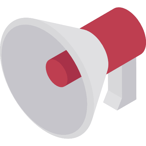 Megaphone communications promotion shout icon