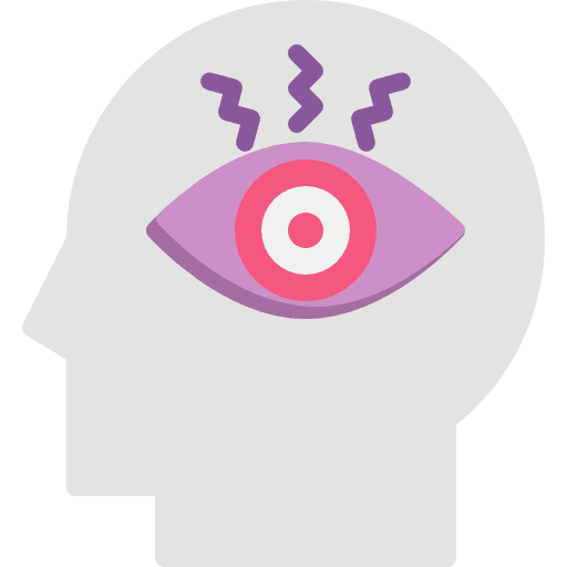 Obsession head healthcare and medical medicine icon