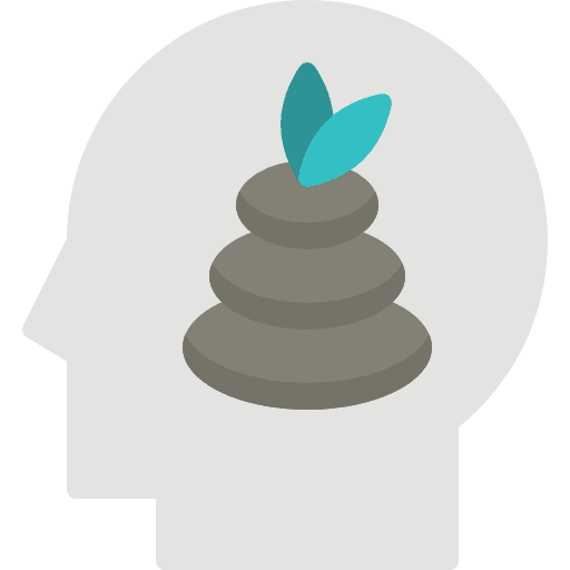 Relax medicine mental healthcare and medical icon