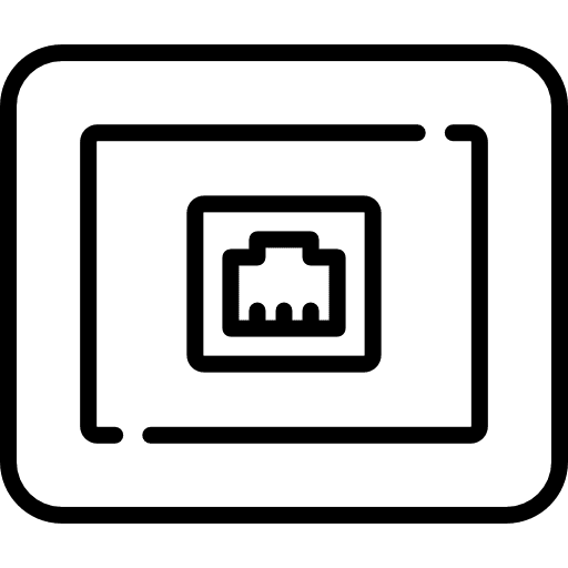 Telephone socket telephone socket plug icon