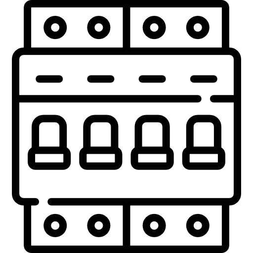 Transfer switch electronics transfer switch technology icon