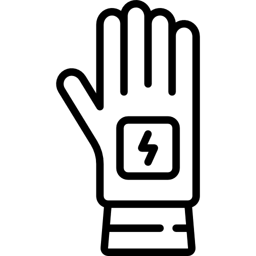 Glove farming and gardening gloves protection icon