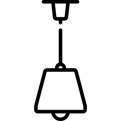 Lamp furniture and household lamp light icon