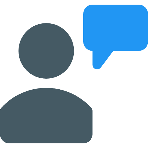 Chat speech bubble communications conversation icon