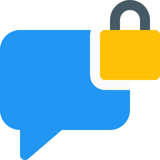 Chat speech bubble communication chat icon