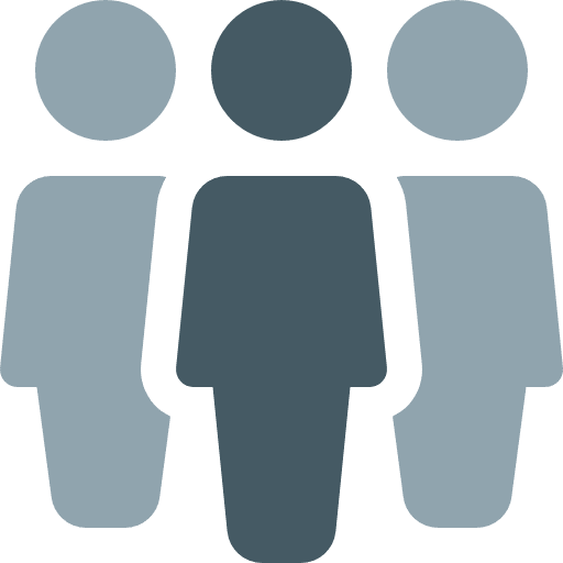 Group members team men icon