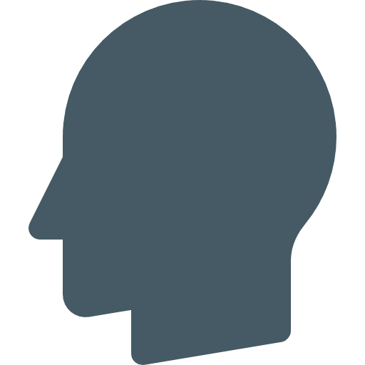 Head person user profile icon