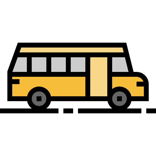 Bus automobile bus vehicle icon