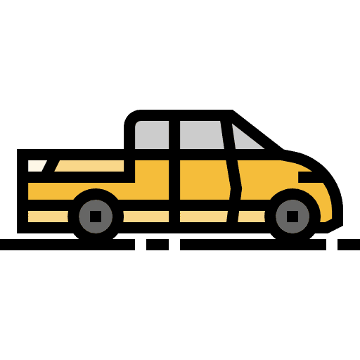 Car vehicle transport pick up icon