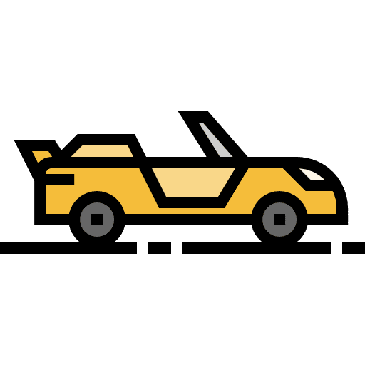 Car convertible vehicle car icon