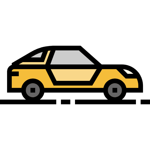 Car transportation vehicle transport icon